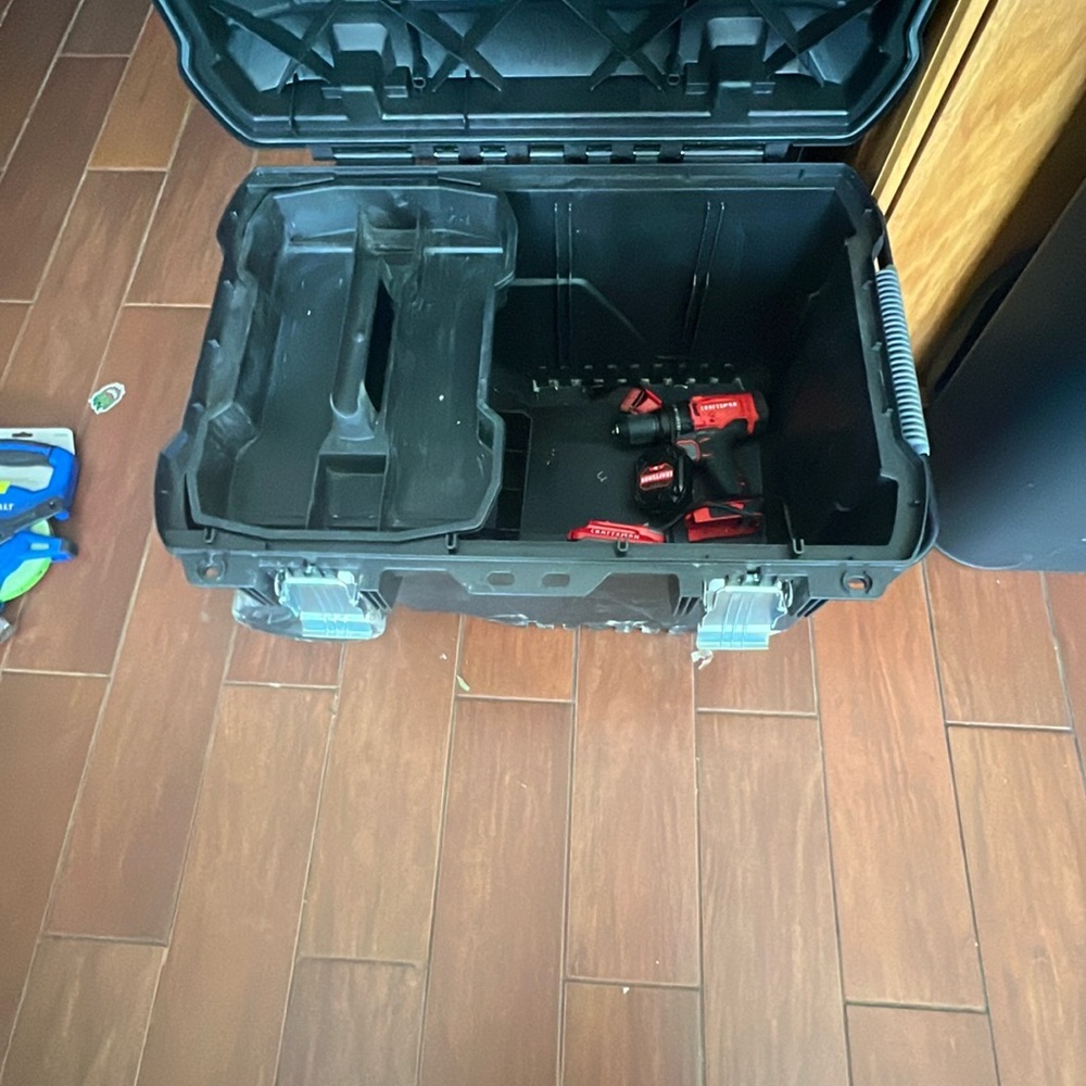 Craftsman rollable chest and Drill
